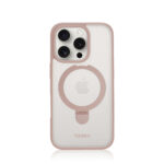 Torrii Bonjelly Pink Case for iPhone 16 Pro (6.3") with MagSafe compatibility, shock-absorbing design, and soft-touch finish.