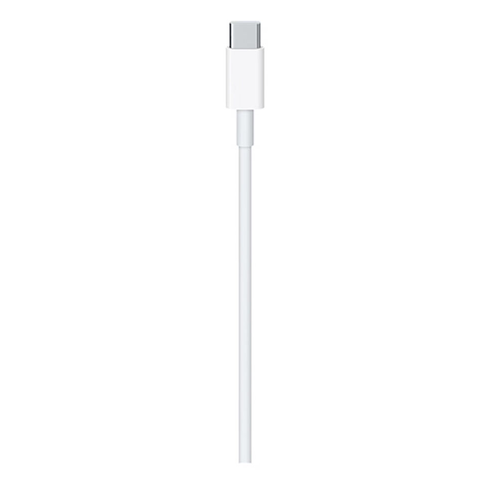 Close-up of the Apple USB-C Charge Cable, highlighting its premium build and durability.