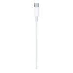 Close-up of the Apple USB-C Charge Cable, highlighting its premium build and durability.