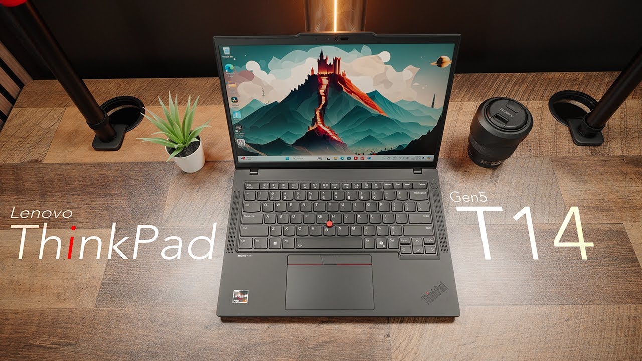 Lenovo ThinkPad T14 Gen 5 laptop with 16GB RAM and 512GB SSD available in Kuwait.