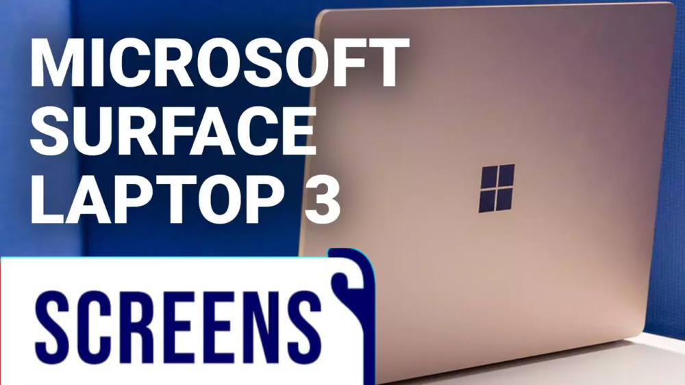 Microsoft Surface Laptop 3 with a slim design, high-resolution touchscreen, and premium build quality.